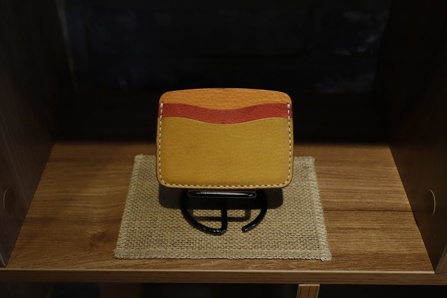 Leather goods holder
